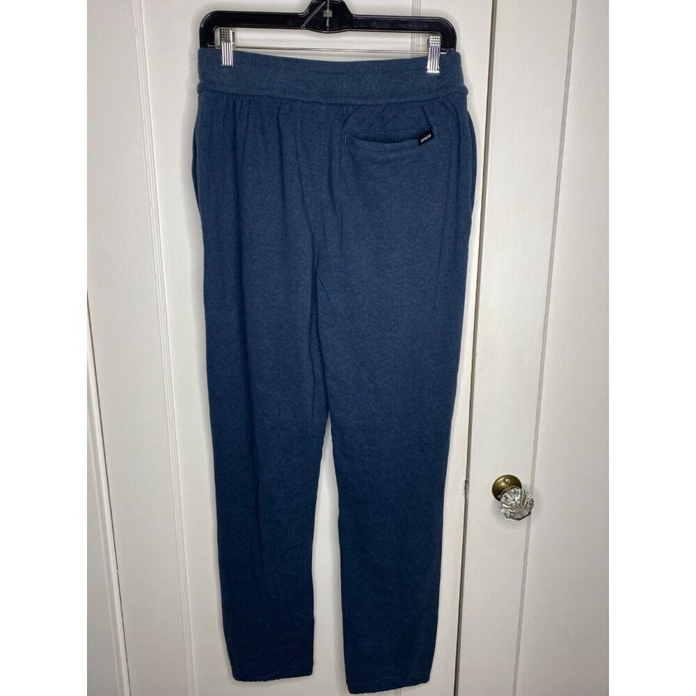 PrAna Cardiff Soft Fleece Sweatpants Small Dark Sky Heather Blue Hemp Stretch - Picture 6 of 7
